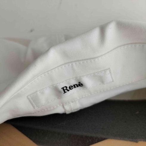 ルネ Rene コットン キュプラ ショートテーラードジャケット レディース JPN:36